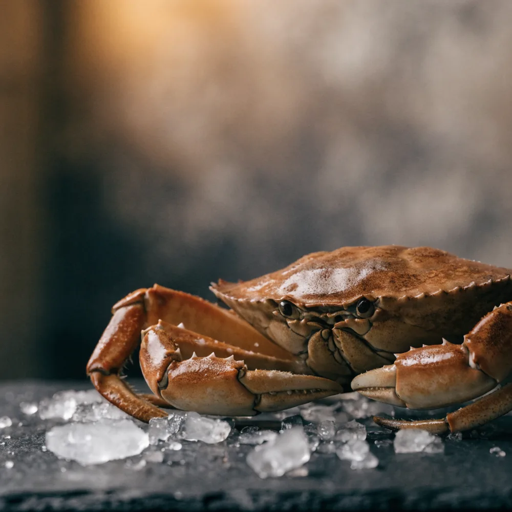 Whole brown crab
